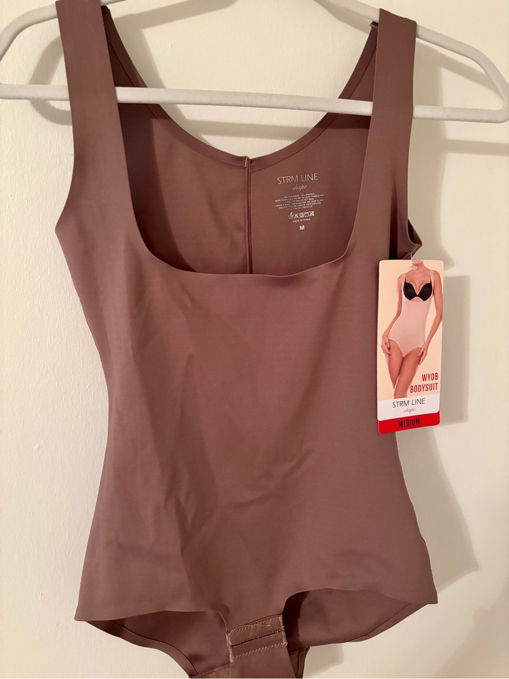 Women's Shaping Bodysuit in Mauve Brown